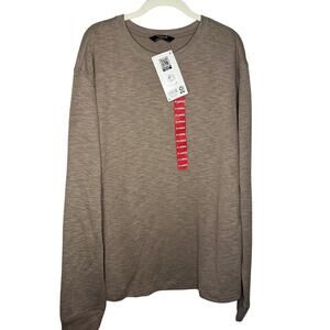 Member's Mark Men's Double Knit Crewneck Long Sleeve T-Shirt Pullover Size XL